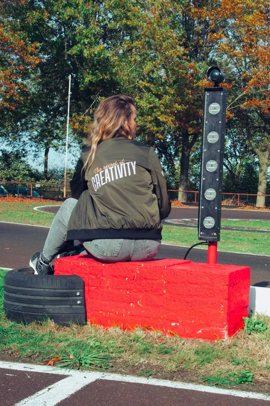 Jas met custom rugopdruk